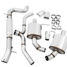 AWE Tuning VW MK7 Golf Alltrack/Sportwagen 4Motion Touring Edition Exhaust - Polished Silver Tips - 3015-32098