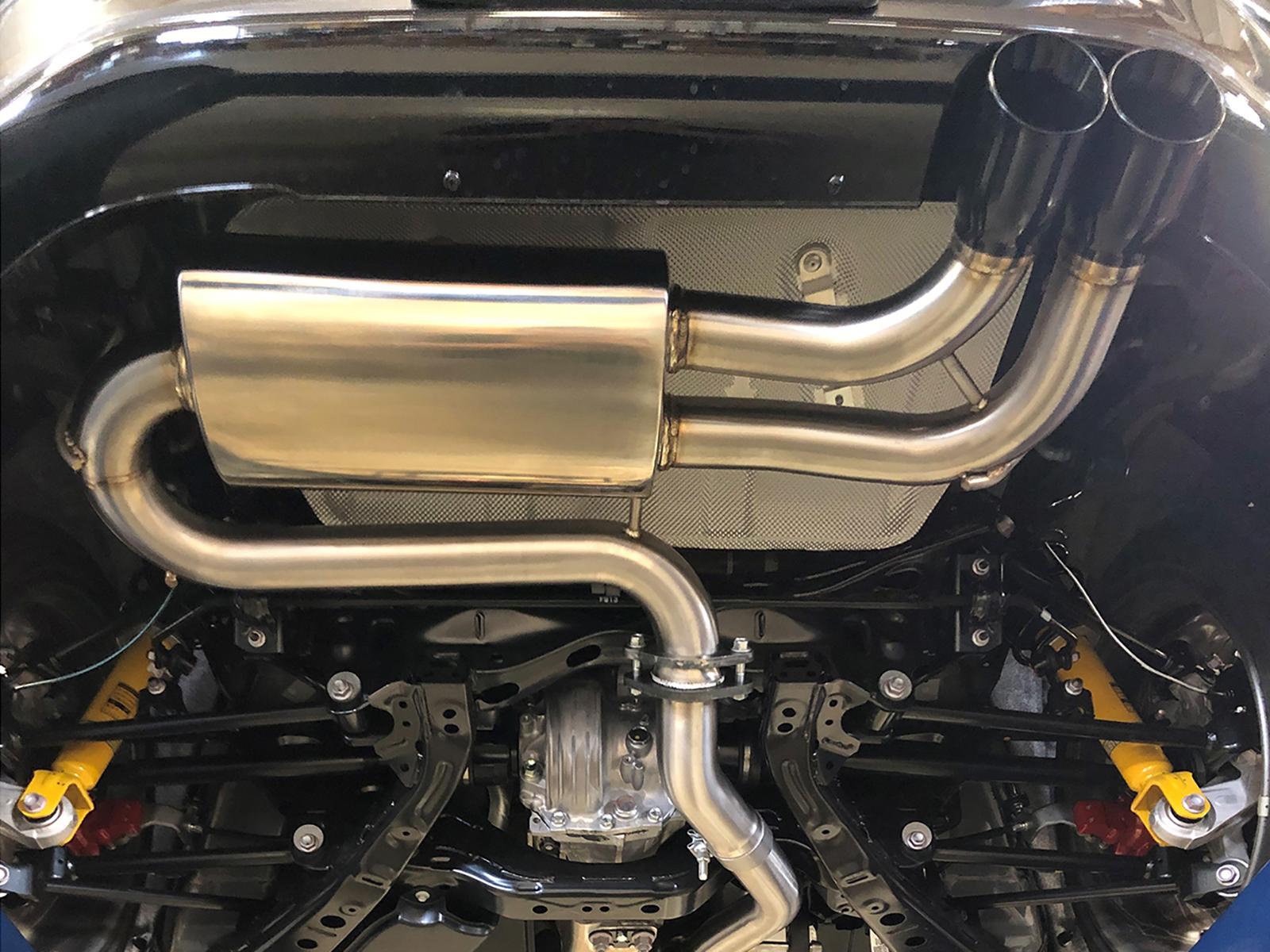 AFE Axle-Back Exhaust System (2016-2019 Mazda MX-5 Miata L4-2.0L) - 49-37004-B