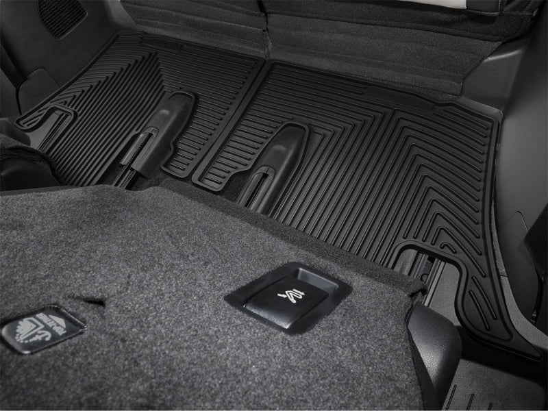 WeatherTech 24-26 Lexus TX 2nd Row Rear All-Weather Floor Mats - Black