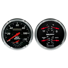 Autometer Designer Black Quad & Tach/Speedo 5in. - 2 Pc.