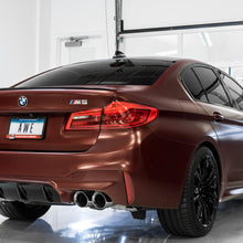 AWE Tuning 18-22 BMW M5 (F90) 4.4T AWD SwitchPath Axle-back Exhaust - Diamond Black Tips - 3025-43065