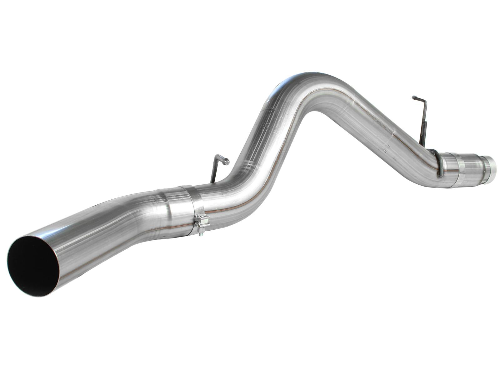 AFE Large Bore-HD 5 IN 409 Stainless Steel DPF-Back Exhaust System (2011-2016 Silverado 2500 HD, Silverado 3500 HD, Sierra 2500 HD, Sierra 3500 HD) - 49-44041