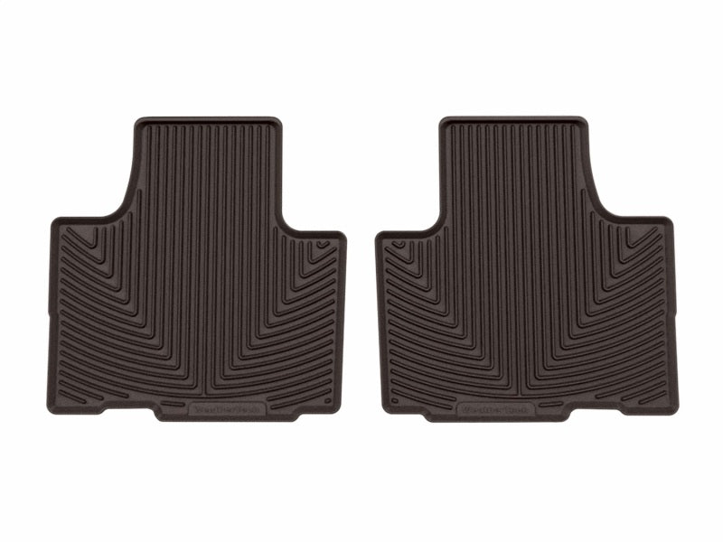 WeatherTech 24-26 Lexus TX 2nd Row Rear All-Weather Floor Mats - Black