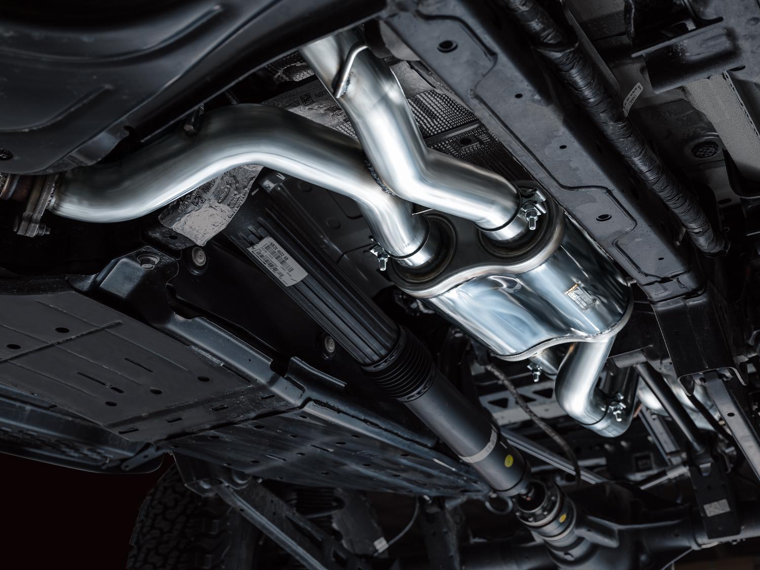 AWE 3" SwitchPath Catback Exhaust System - Dual BashGuards (2022-2025 Ford Bronco Raptor 3.0L) - 3025-31327