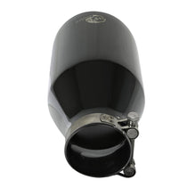 AFE MACH Force-Xp 409 Stainless Steel Clamp-on Exhaust Tip Black (2-1/2 IN Inlet x 4-1/2 IN Outlet x 9 IN L) - 49T25454-B091
