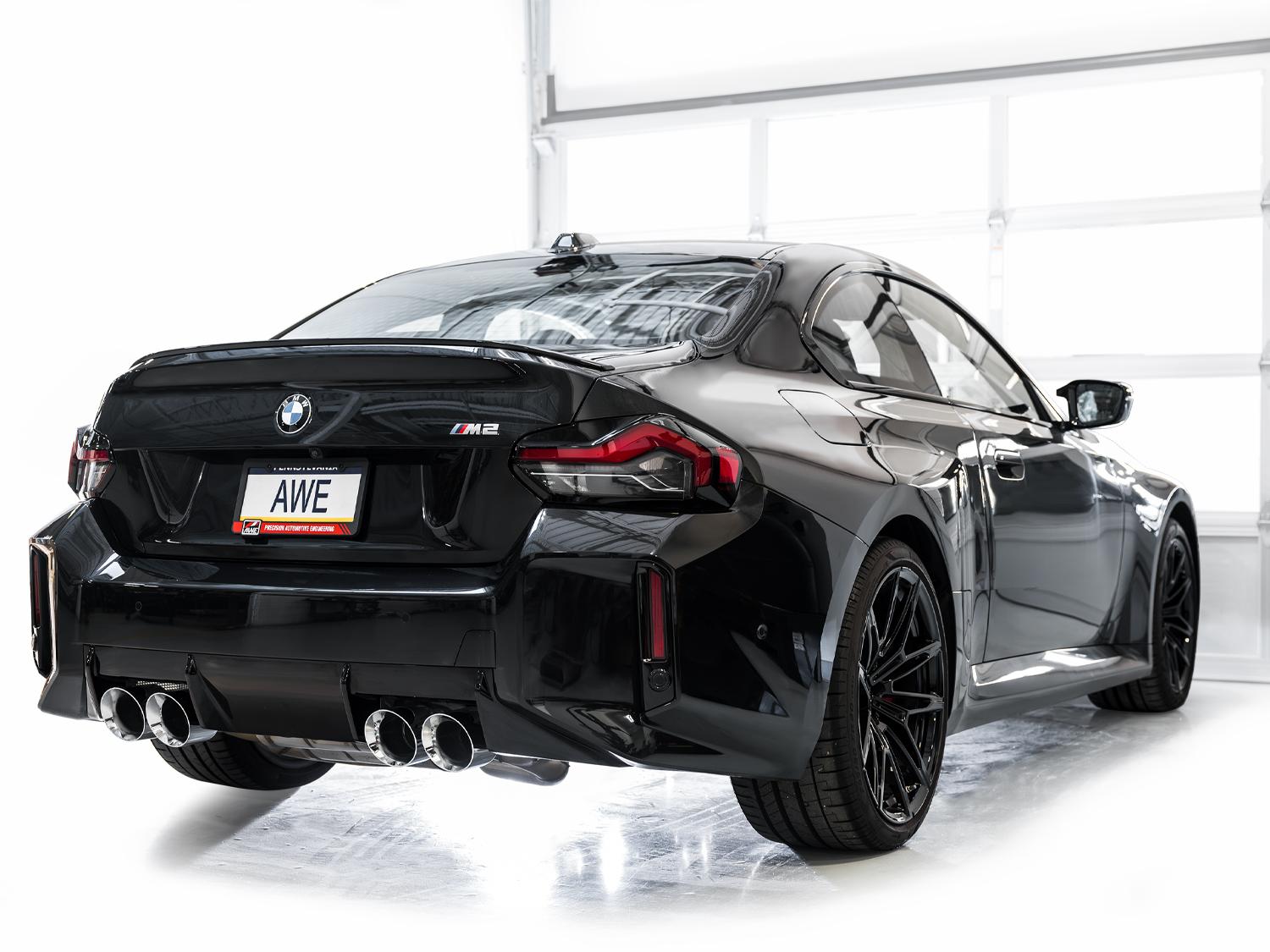 AWE SwitchPath™ Exhaust for BMW G87 M2 - Chrome Silver Tips - 3025-42487
