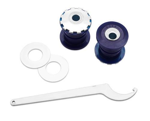 SuperPro VW Golf MK5/6 Front LCA Inner Forward Bushing Kit - Camber Adjustable (2006-2018 Audi, Volkswagen Fitments) - SPF5475K