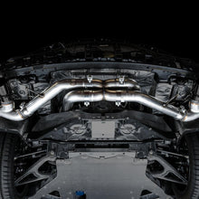 AWE Track Edition Exhaust - Quad Diamond Black Tips (2020-2024 Corvette C8) - 3020-43086