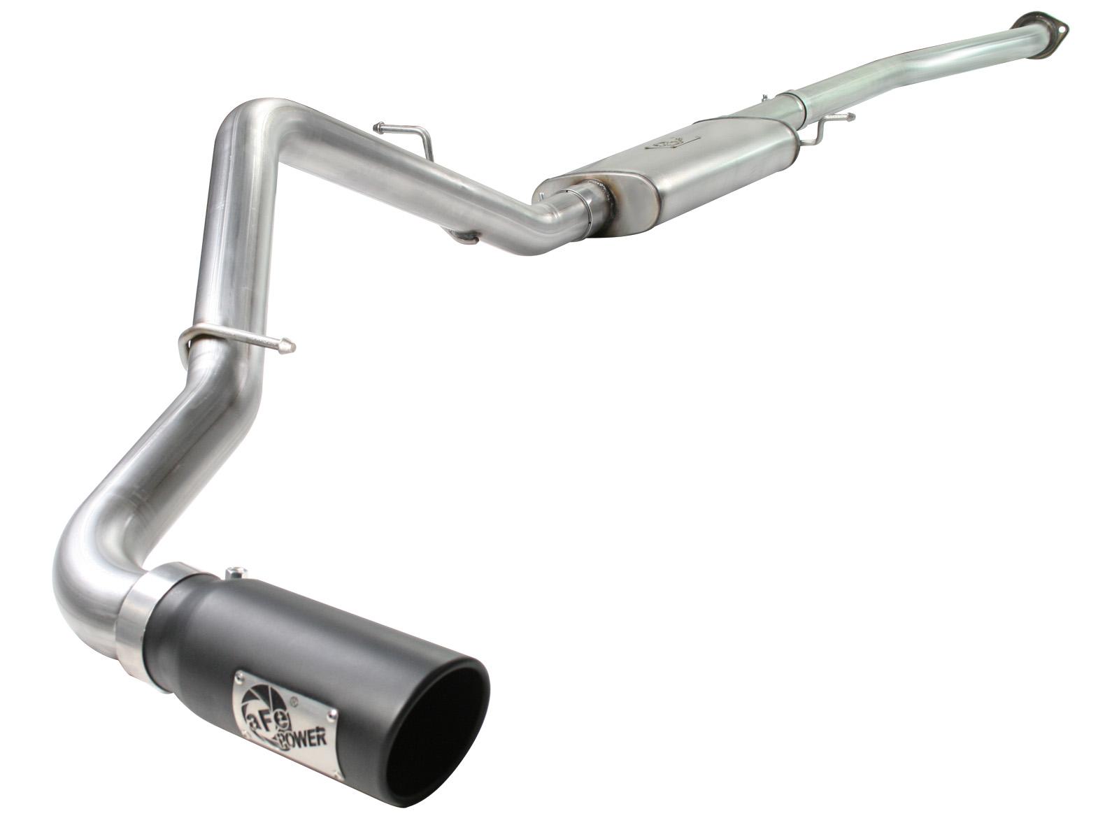 AFE MACH Force-Xp 3" 409 Stainless Steel Cat-Back Exhaust System - Black Tip (1999-2003 GM Silverado / Sierra 1500 V6/V8)- 49-44012-B
