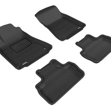 3D MAXpider 2006-2013 Lexus IS Kagu 1st & 2nd Row Floormats - Black
