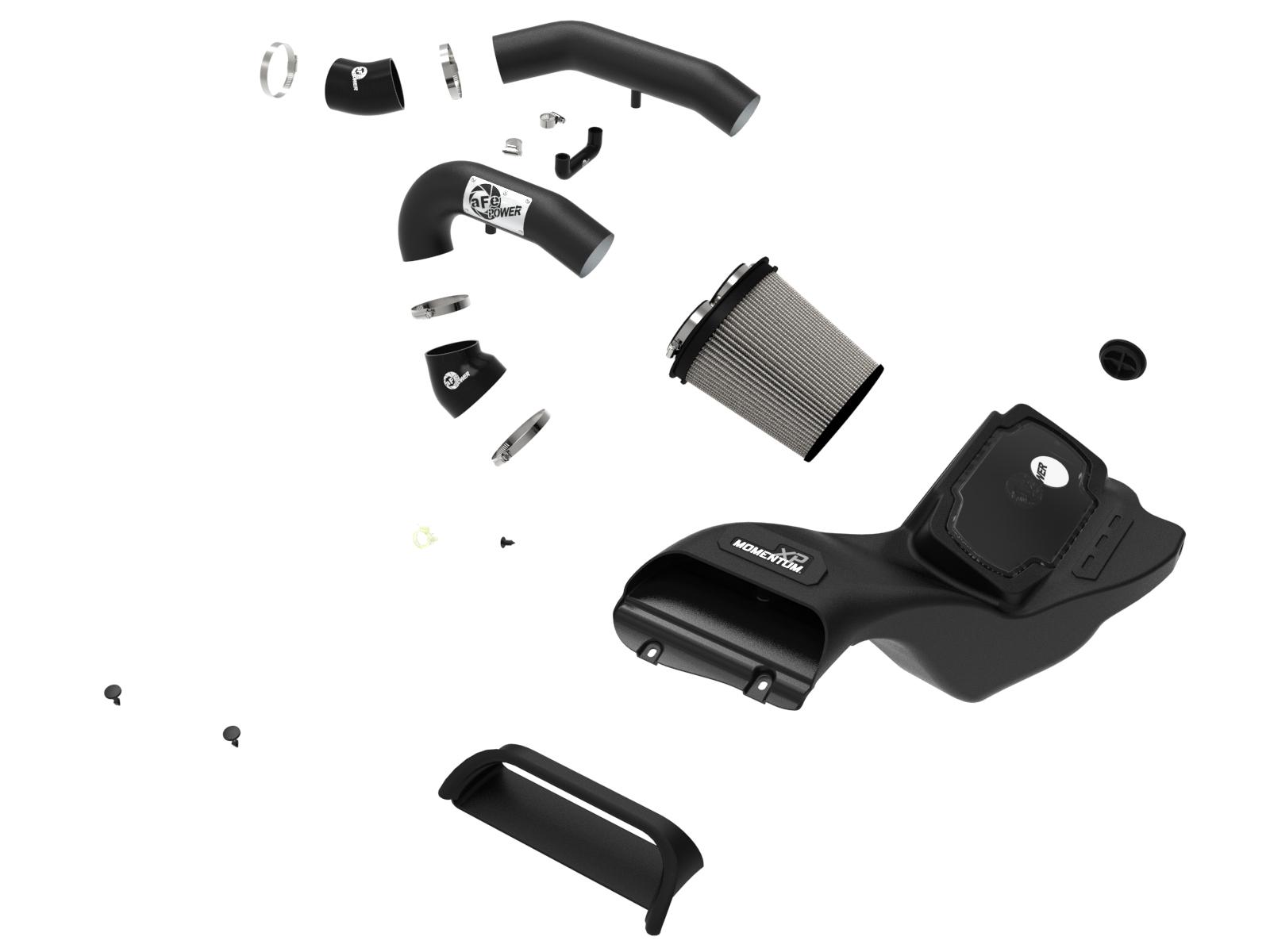aFe Momentum XP Cold Air Intake System - (Black) Pro Dry S Filter (2021-2022 Ford F-150 Raptor V6-3.5L) - 50-30072D