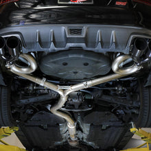 AFE Takeda 3 IN to 2-1/4 IN 304 Stainless Steel Cat-Back Exhaust w/ Black Tip (2015-2021 WRX , WRX STI) - 49-36810-B