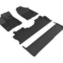 3D MAXpider 2017-2020 Honda Ridgeline Kagu 1st & 2nd & 3rd Row Floormats - Black