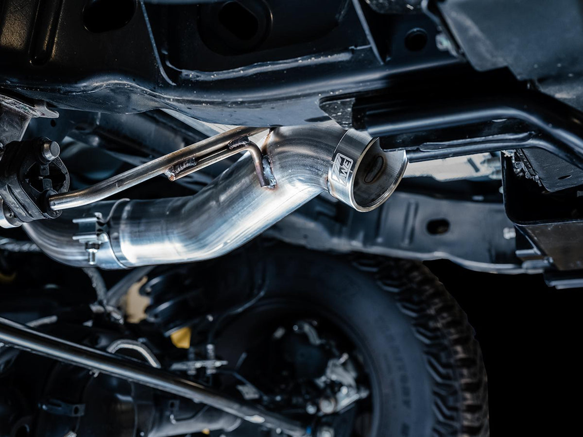 AWE 0FG 3" Catback Exhaust with BashGuard (2021-2025 Ford Bronco 2.3L / 2.7L) - No Tips - 3015-21000