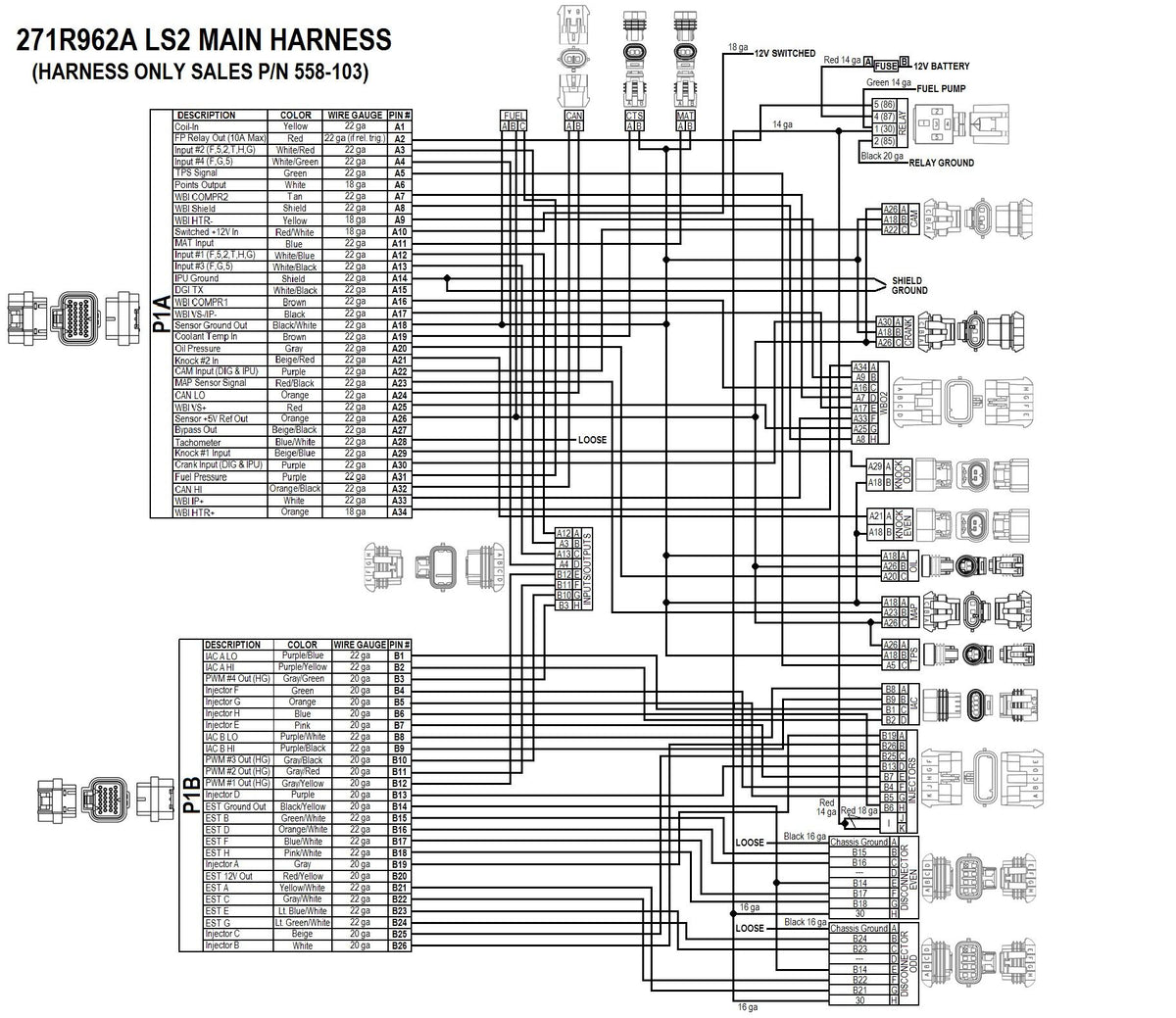 Holley HP EFI ECU &amp; Harness Kits.  - 550-607