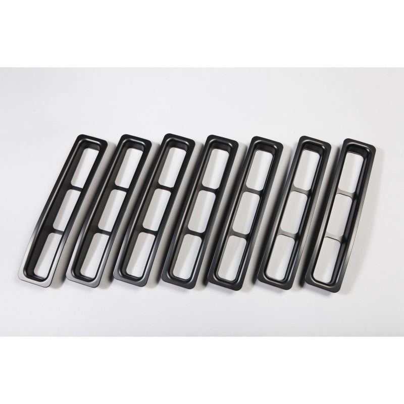 Rugged Ridge Grille Insert Kit Black; 97-06 Jeep Wrangler Tj - 11306.03