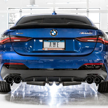 AWE Track Edition Exhaust for G20 M340i - Diamond Black Tips (2019+ 3 Series) - 3020-43085
