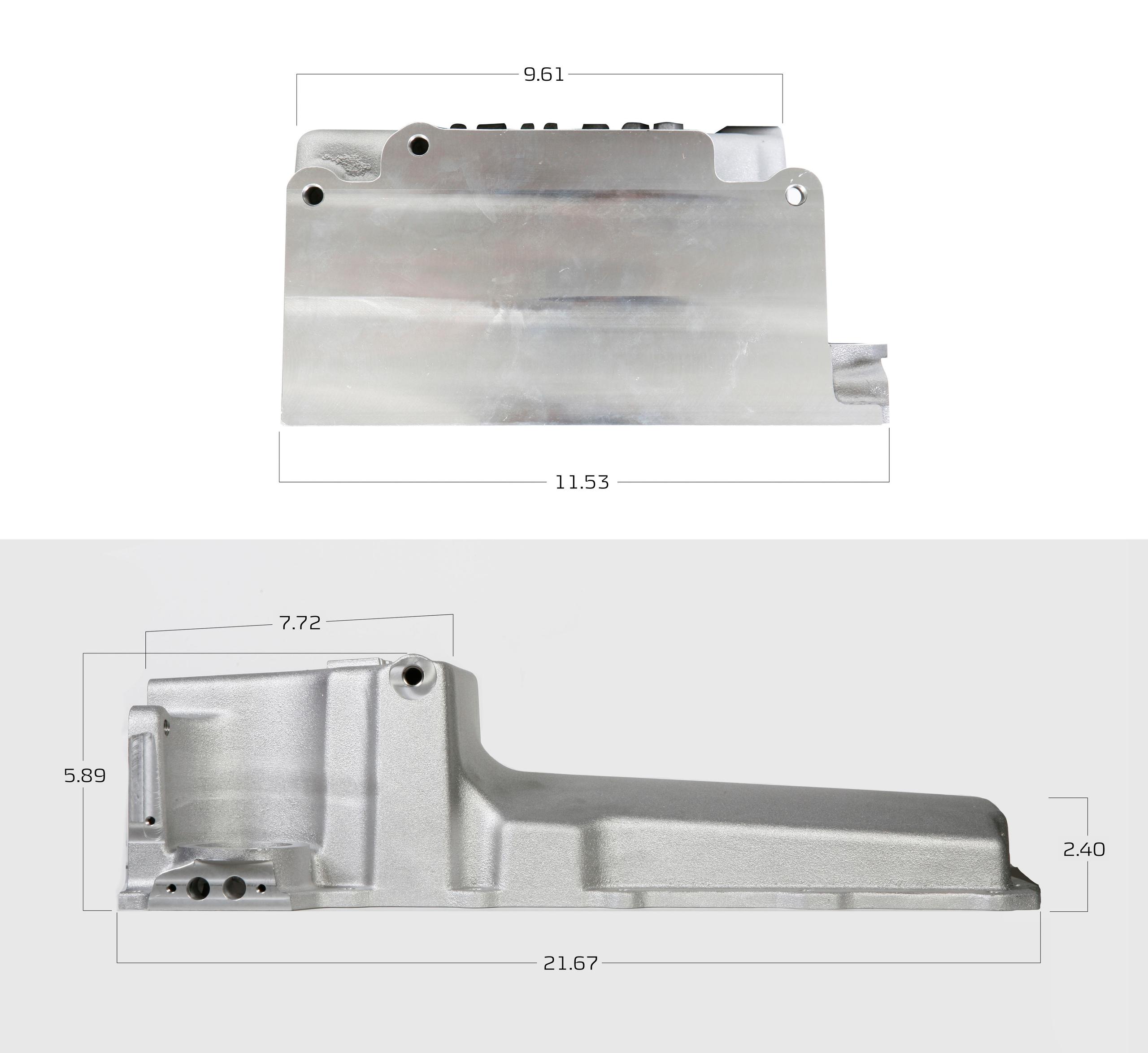 Holley 302-1 Oil Pan, Gm Ls Retrofit