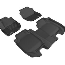 3D MAXpider 2016-2020 Honda Hr-V Kagu 1st & 2nd Row Floormats - Black
