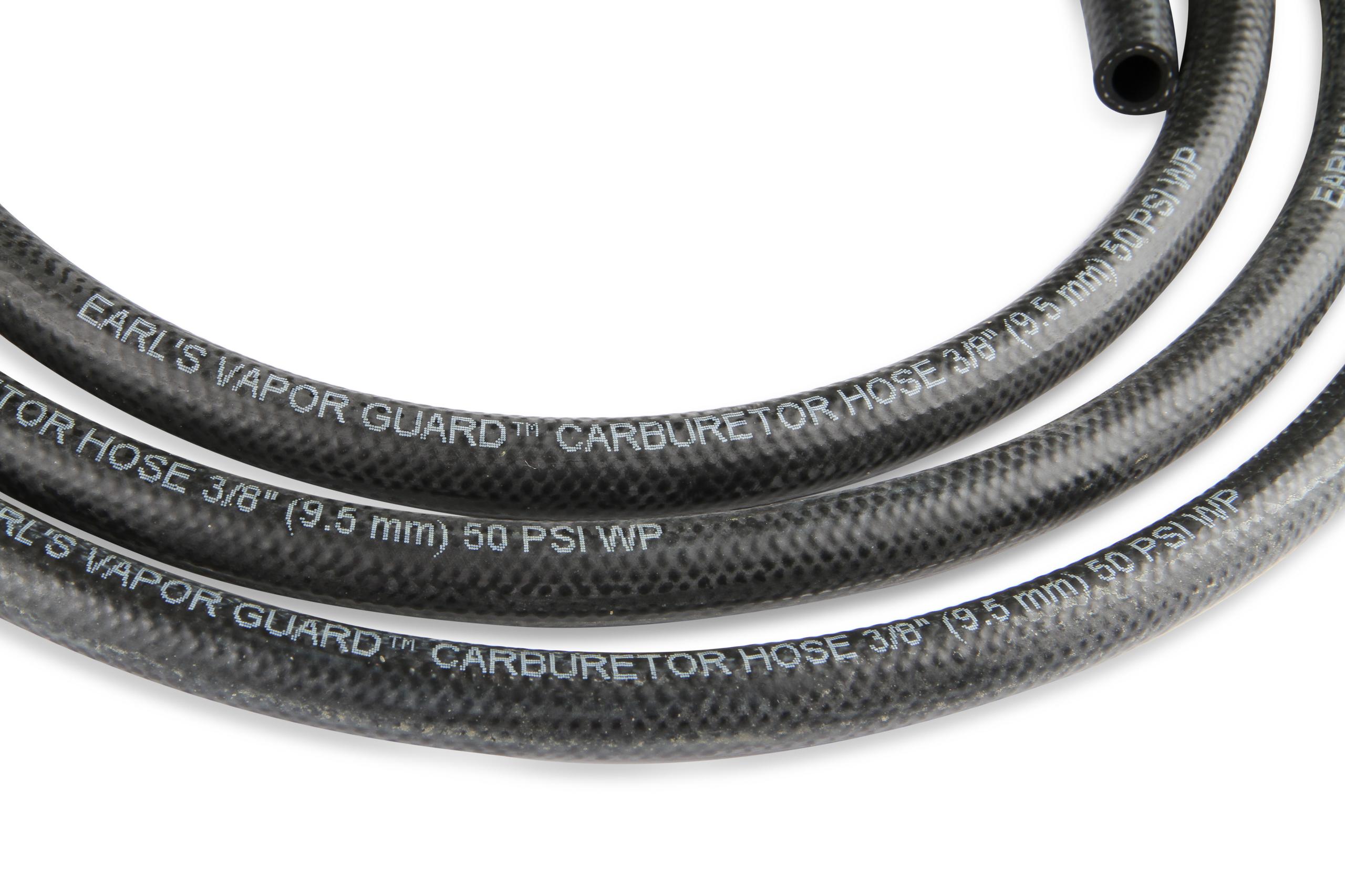 Earls Vapor Guard Carburetor Hose - 3/8 In. Id - 10 Ft. Pre-Cut - 761066ERL