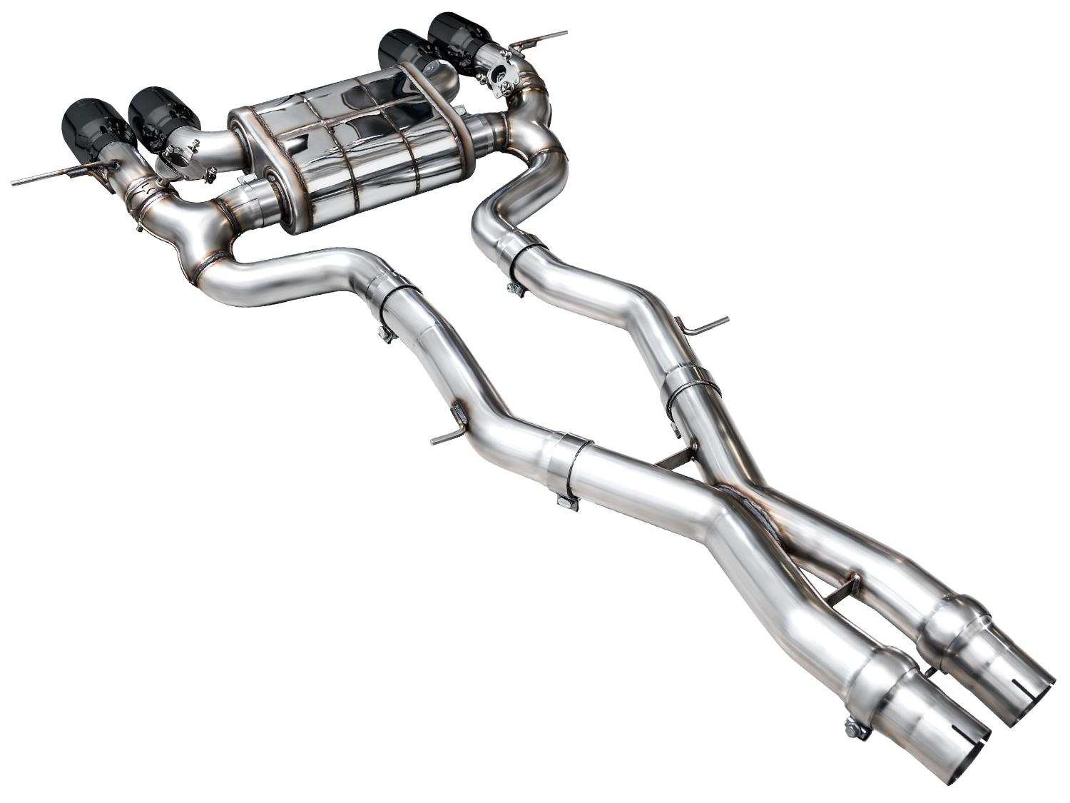 AWE SwitchPath™ Exhaust for BMW G87 M2 - Diamond Black Tips - 3025-43487