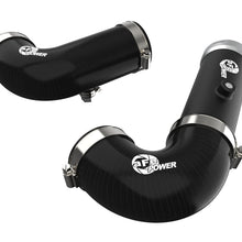 AFE BladeRunner Aluminum Hot and Cold Charge Pipe Kit Black (2020-2021 GM Trucks 3.0L) - 46-20454-B