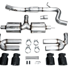 AWE Touring Edition Exhaust for Audi 8Y S3 - Diamond Black Tips - 3015-43897
