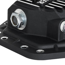 aFe POWER Pro Series Rear Differential Cover Black w/ Machined Fins (2017-2021 F-250 Super Duty, F-350 Super Duty) - 46-70352