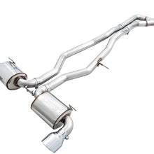 AWE 2020 Toyota Supra A90 Non-Resonated Touring Edition Exhaust - 5in Chrome Silver Tips - 3020-32058
