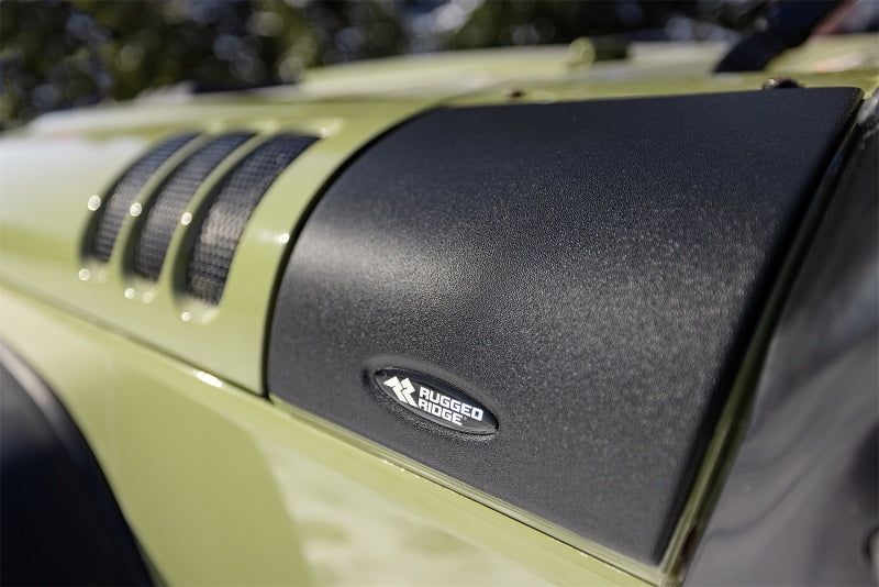 Rugged Ridge Cowl Guard Body Armor;Black;Jeep - 11651.79