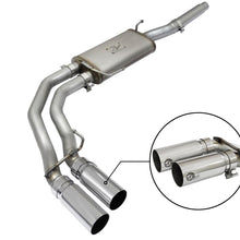 AFE Rebel Series 3 IN to 2-1/2 IN 409 Stainless Steel Cat-Back Exhaust w/ Polish Tip (2004-2008 F-150) - 49-43079-P