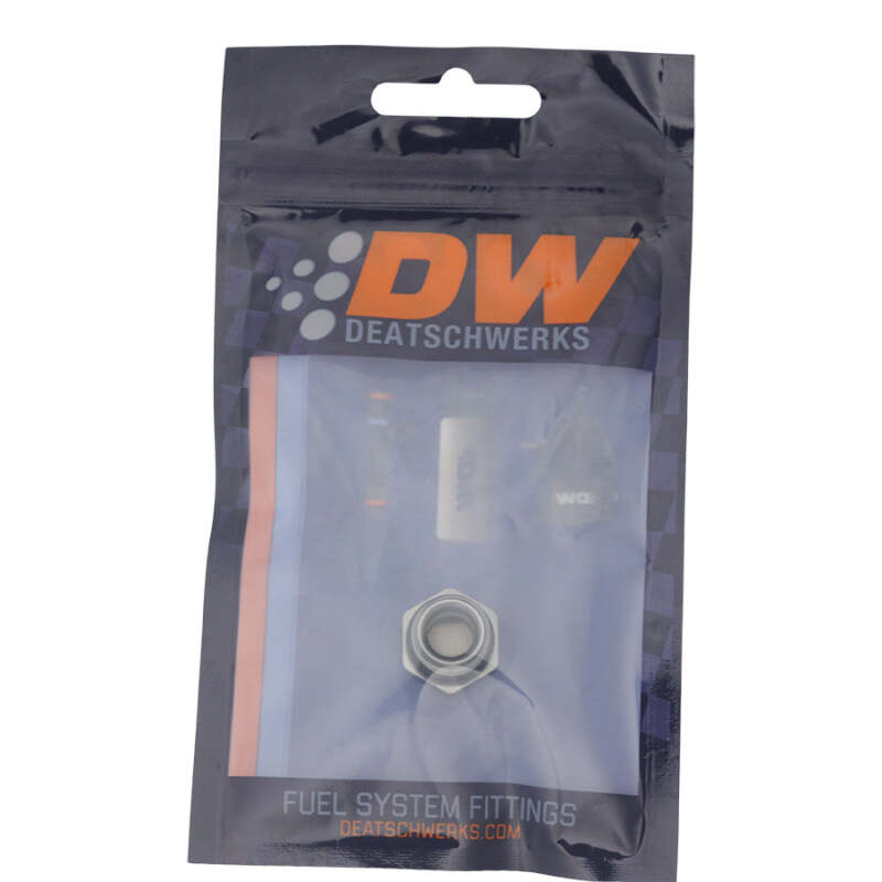 DeatschWerks 6AN ORB Plug Fitting with 1/8" NPT Port - 6-02-0730