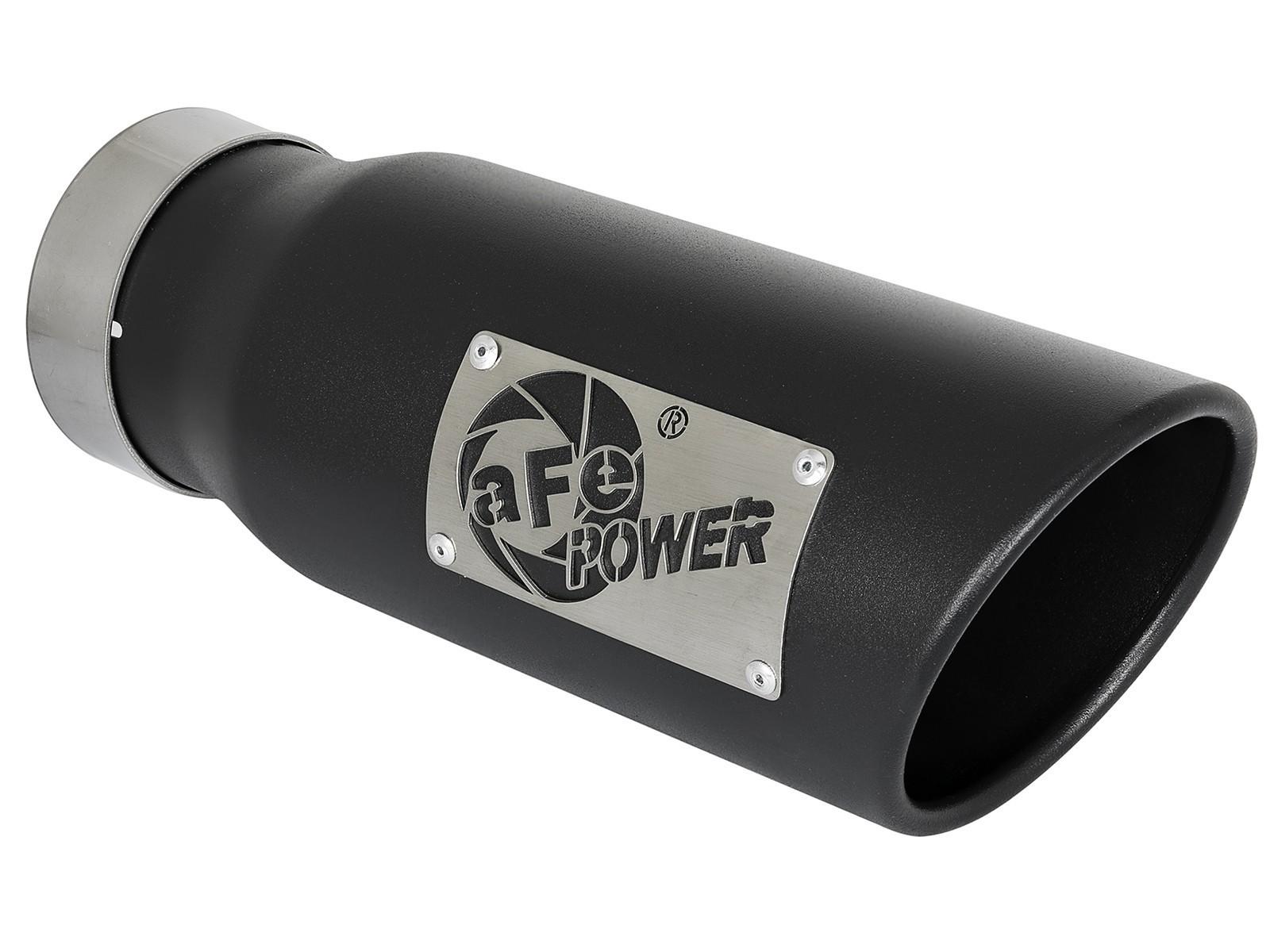 AFE Apollo GT Series Cat-Back Exhaust System w/ Dual Rear-Side Exit Black Tip - 49-44134-B