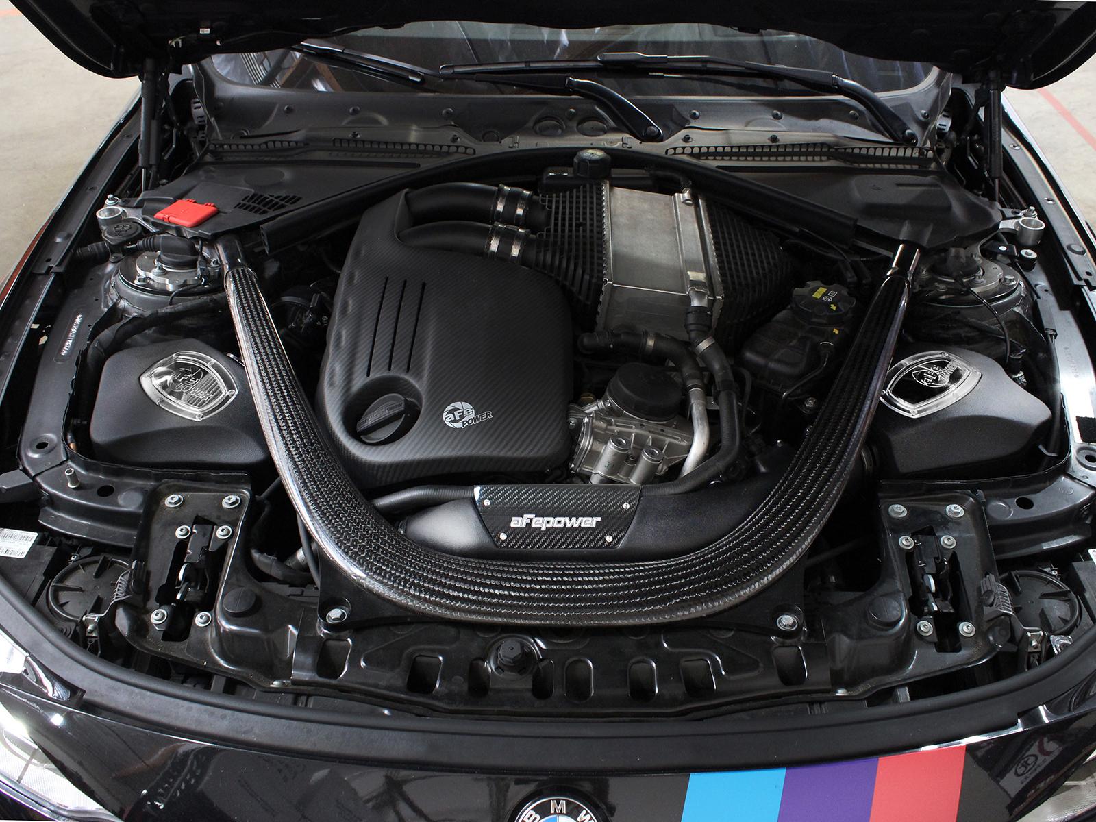 AFE Momentum Cold Air Intake System w/ Pro DRY S Media (2015-2021 M3, M4, M2) - 51-76305