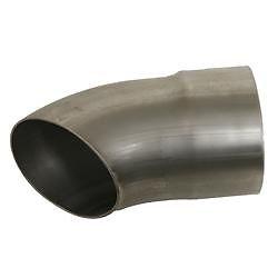 KOOKS Universal 3 1/2 Inch Short Turnouts Stainless Steel. 6 Inch Long Fits 3 1/2 Inch Collectors - 9105