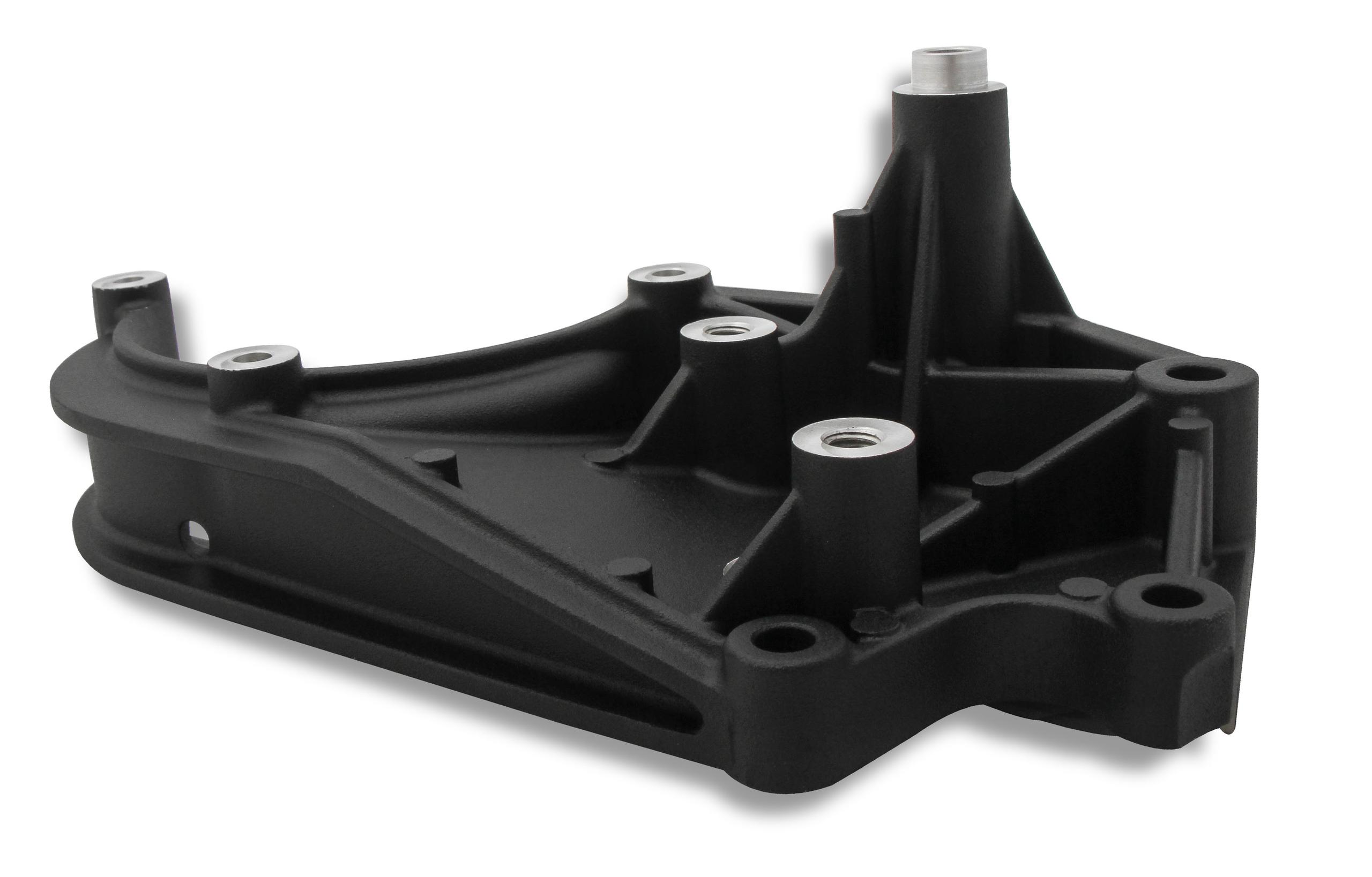 Holley LS/LT Accessory Drive Bracket - Passenger's &amp; Driver's Side Brackets Black.  - 20-132BK