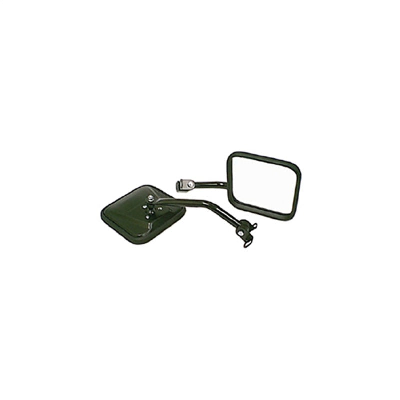 Rugged Ridge Door Mirror Kit Cj-Style Black; 87-95 Jeep Wrangler Yj - 11001.07