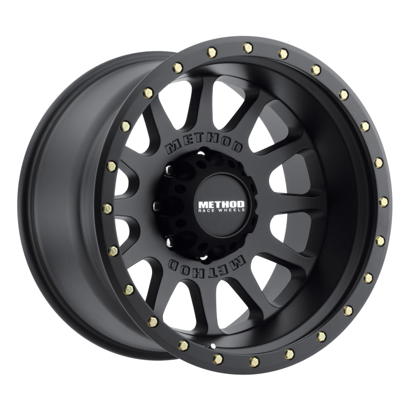 Method Race Wheels MR605 NV, 20x9, -12mm Offset, 8x6.5, 121.3mm Centerbore, Matte Black - MR60529080512N