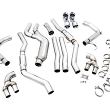 AWE Track Edition Exhaust for G20 M340i - Chrome Silver Tips (2019+ 3 Series) - 3020-42078