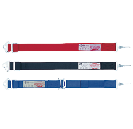 Simpson Racing Anti-Submarine Belts - 31013BL