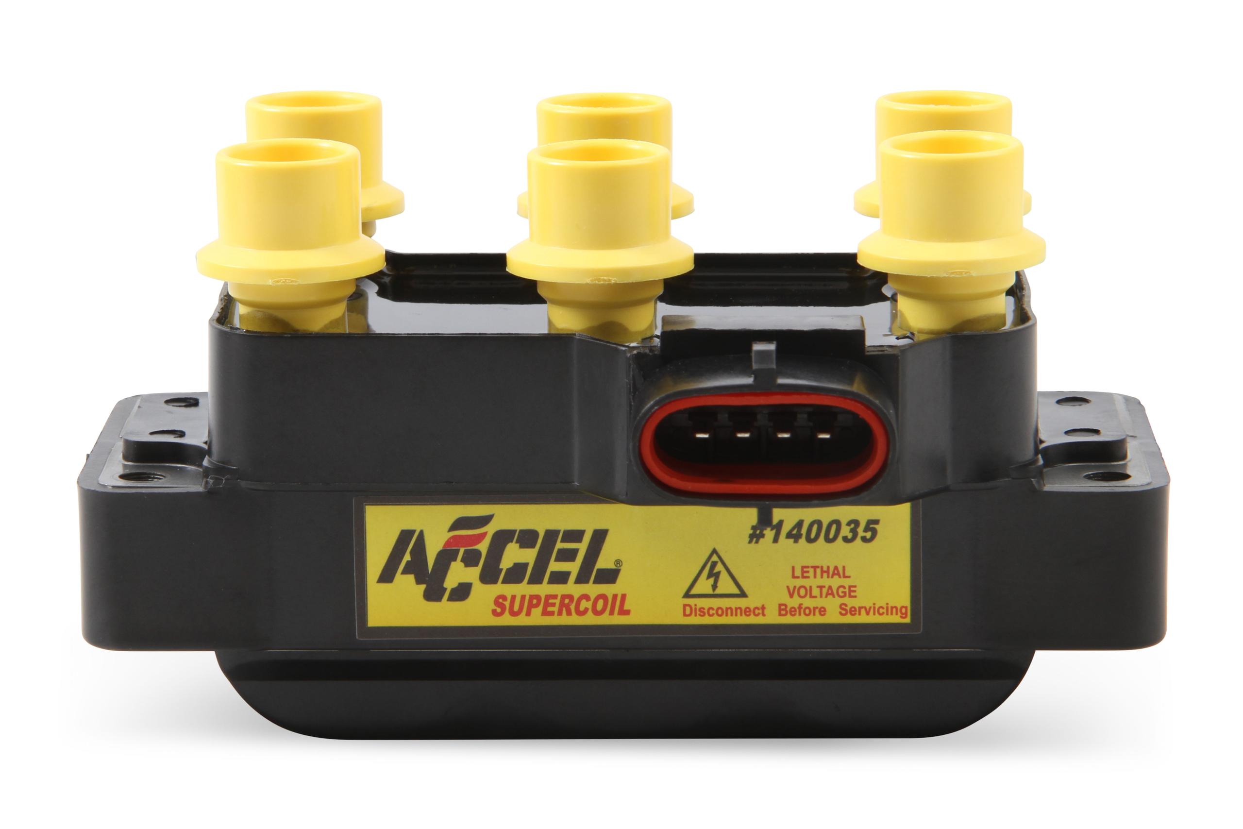 Accel 140035 Coil,Ford 6-Tower Dis Hrzntl