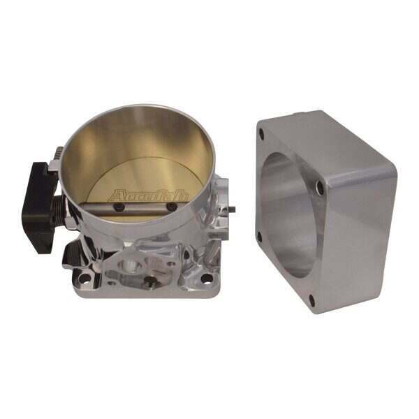 Accufab 90mm Race Throttle Body and Blank Spacer (1986-1993 Mustang 5.0L) - F90K