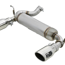 AFE Rebel Series 2-1/2 IN 409 Stainless Steel Axle-Back Exhaust w/ Polished Tips - 49-48061-P
