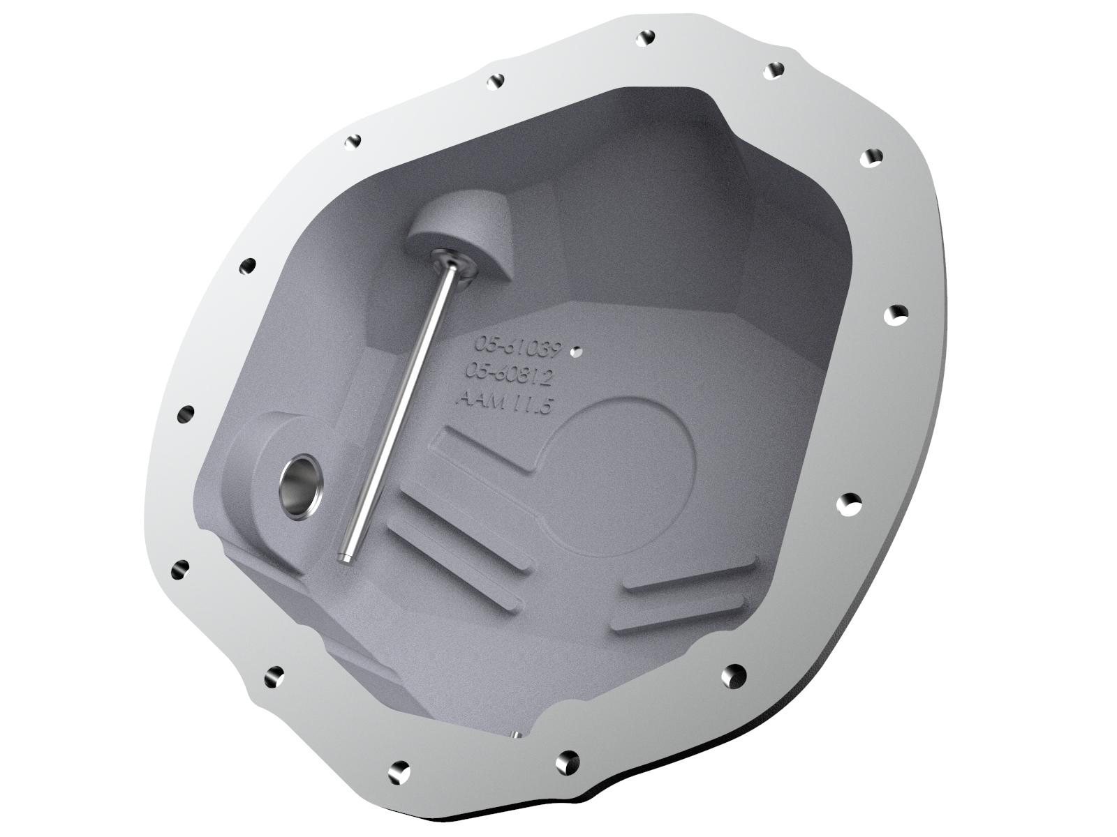 AFE Pro Series Rear Differential Cover Black w/ Machined Fins (GM Diesel Trucks 2020 V8-6.6L (td) L5P) - 46-71260B
