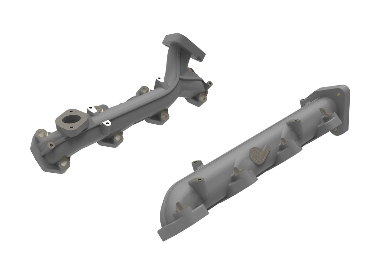 AFE BladeRunner Ported Ductile Iron Exhaust Manifold (2015-2019 F-250 Super Duty , F-350 Super Duty) - 46-40184