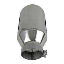 AFE MACH Force-Xp 304 Stainless Steel Clamp-on Exhaust Tip Polished (5 IN Inlet x 8 IN Outlet x 15 IN L) - 49T50801-P15