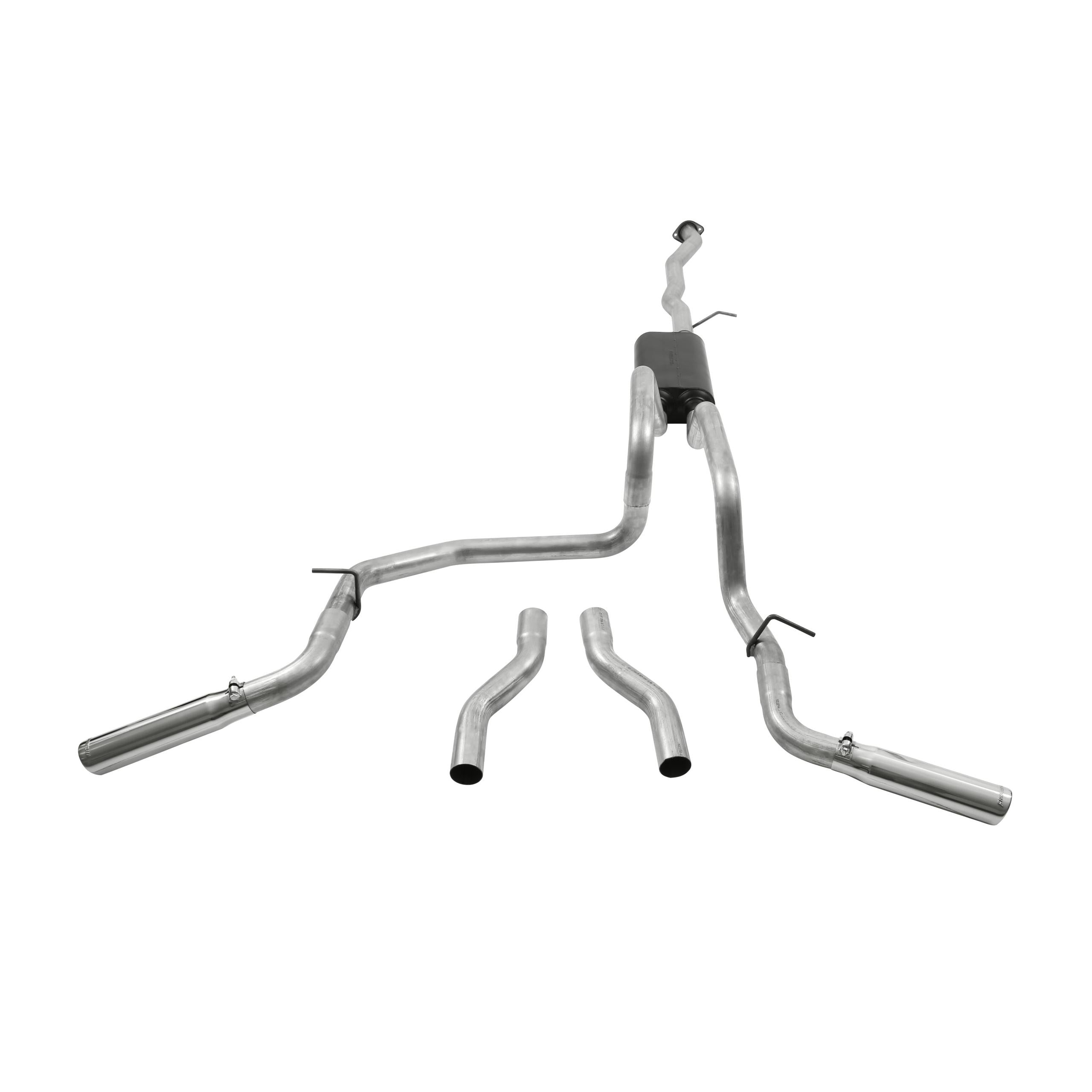 Flowmaster Cat-back System - Dual Rear/Side Exit - American Thunder - Moderate Sound
