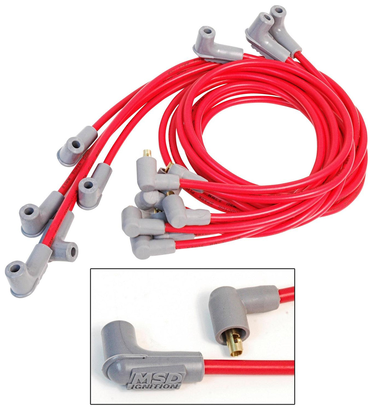 Super Conductor Spark Plug Wire Set,Big Block Chevy, Socket Dist. Cap.  - 31609