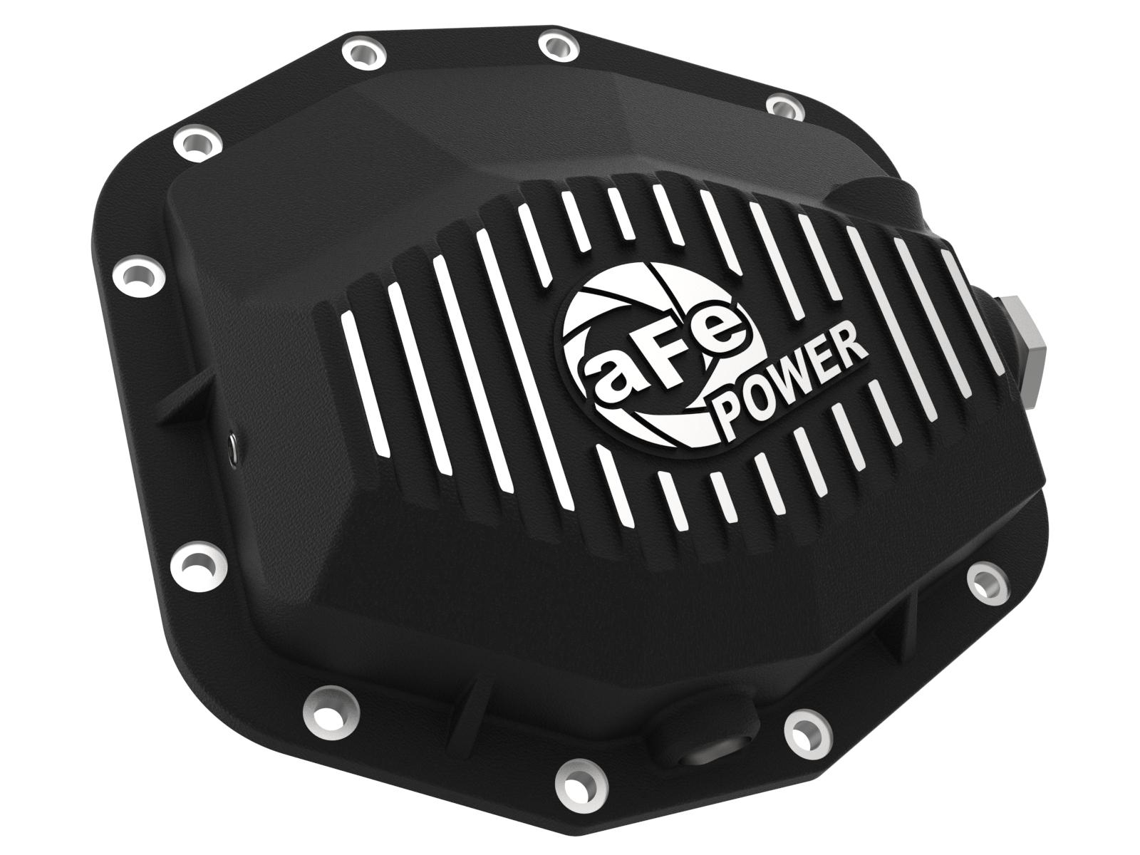 aFe Pro Series Rear Differential Cover Black w/ Machined Fins (2021-2022 Ram 1500 TRX (sc) (Dana M250)) - 46-71280B