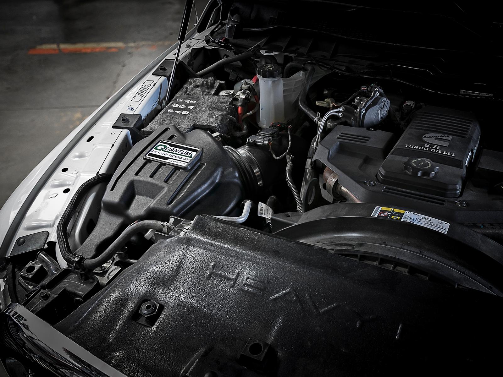 AFE QUANTUM Cold Air Intake System w/ Pro DRY S Media (2013-2018 2500, 3500, 4500, 5500) - 53-10002D